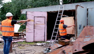 Демонтаж гаражей в Курчатове, цена от 1795 руб. – услуги под ключ от 2Землекопа-Крч